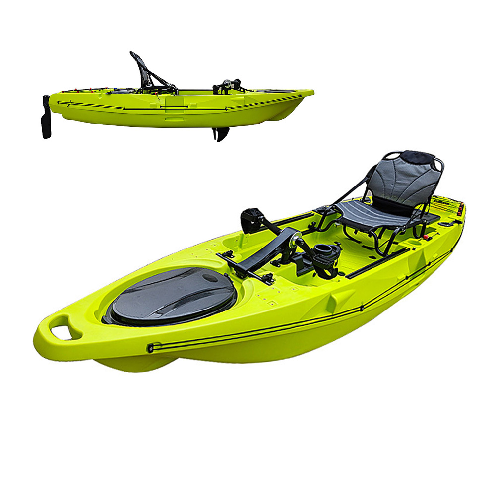 Fishing Kayak Trolling Motor - Motorisiertes 10,5-Fuß-Einzel-Angelkajak mit Trollingmotor unter 1000