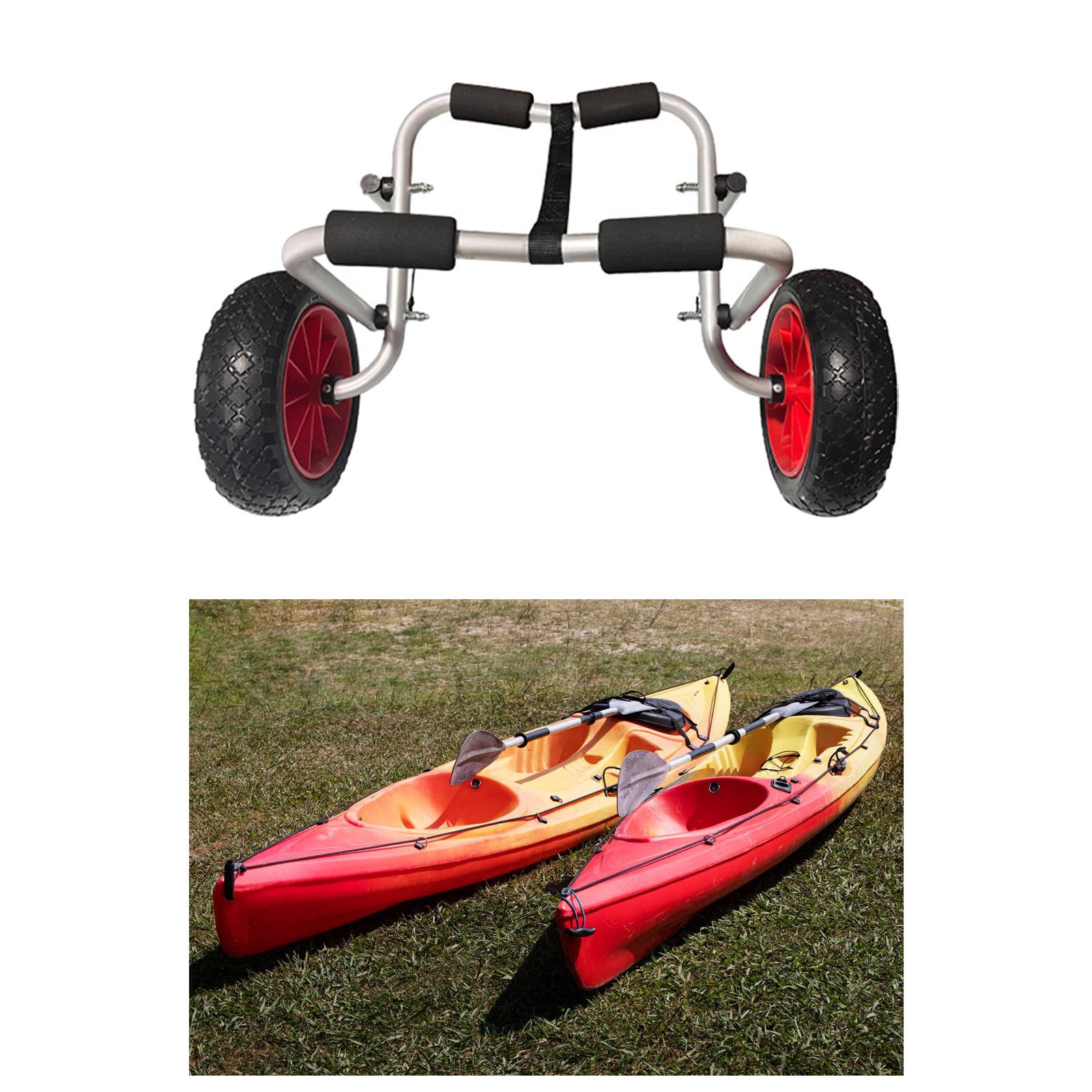 Fishing Kayak Cart - Trägerwagen, faltbarer Kajak-Trolley, Jon-Boots-Kajak-Anhänger, leichter elastischer