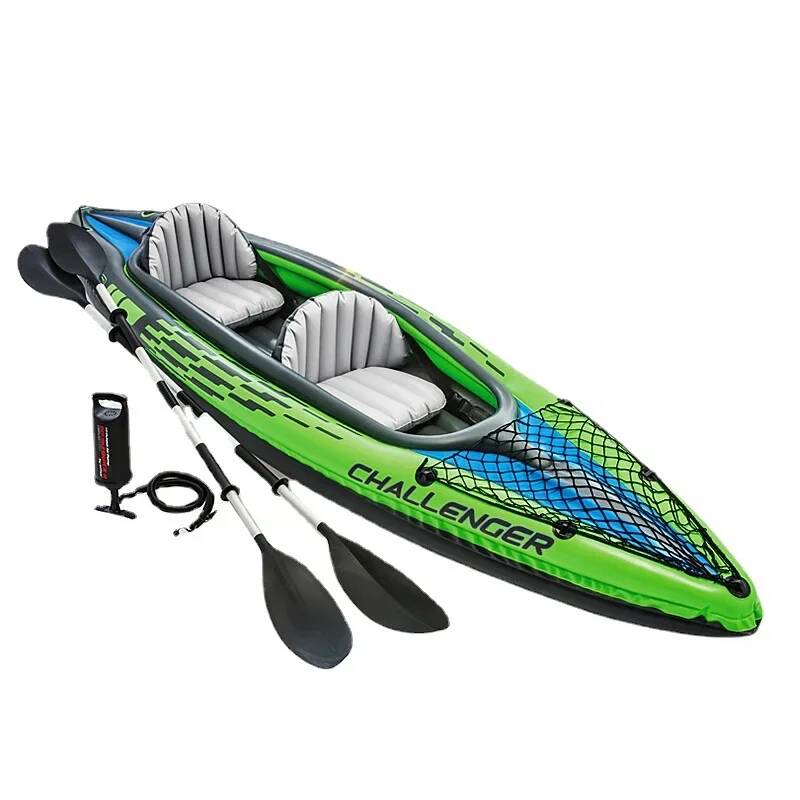Fishing Kayak Seat - 1/2-Personen-Kajak Aufblasbares Schlauchboot Rafting Doppel-Kampfboot Rafting-Kajak