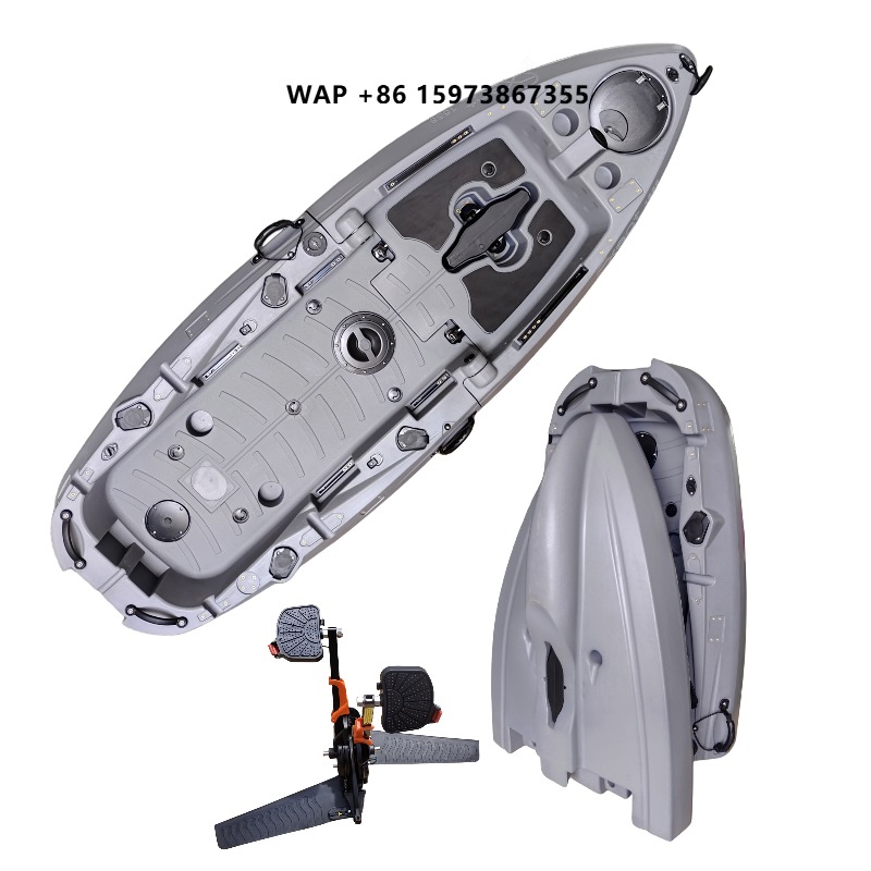 Fishing Kayak Seat - 2,5m Profi-Angler-Kajak aus Kunststoff, faltbar/two-teilig, Angelkajak