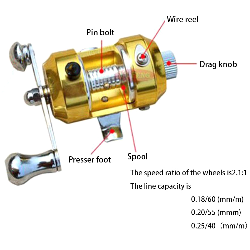 Penn Reel Fierce - △ Metall-Trommelrolle, kleine Angelrolle, Spezial-Angelrolle für