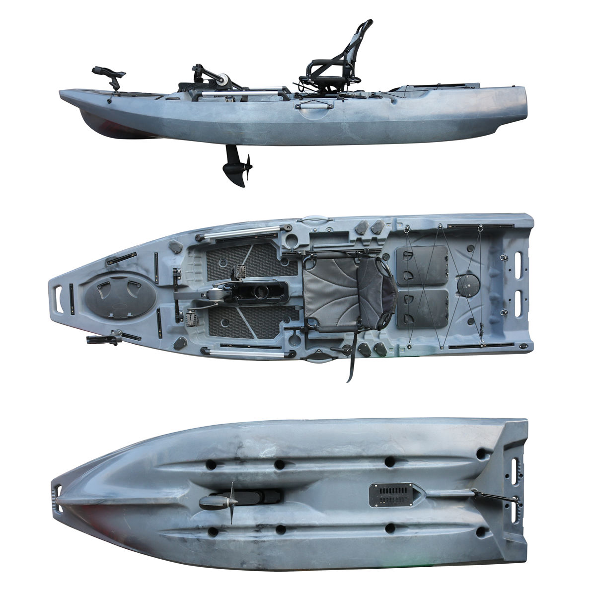 Fishing Kayak Sit In - Vicking 2026 1-Personen-Angelkajak mit Pedalantrieb und