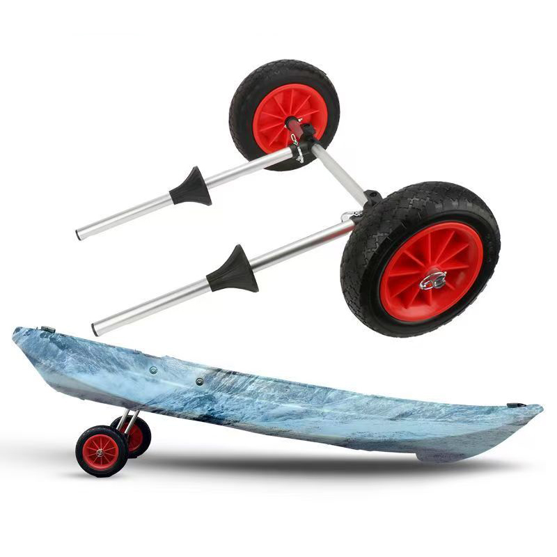 Fishing Kayak Cart - Tragbarer Kajak-Trolley mit hoher Tragfähigkeit, faltbarer,