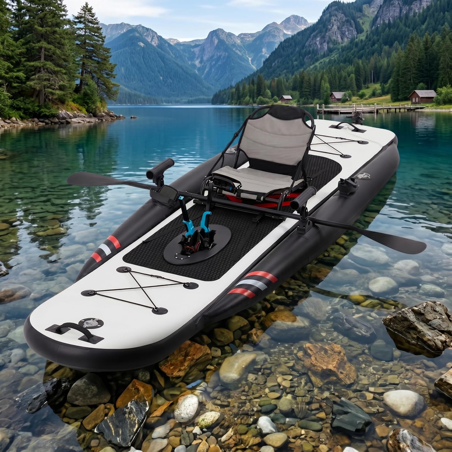 12 Fuß Premium PVC Aufblasbare – Fishing Kayak Seat Bewertung und Preis