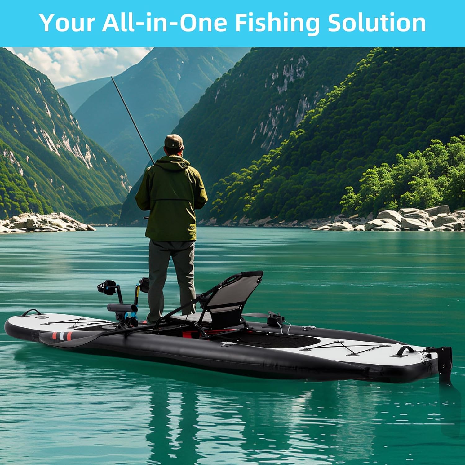 12 Fuß Premium PVC Aufblasbare – Fishing Kayak Seat Bewertung und Preis