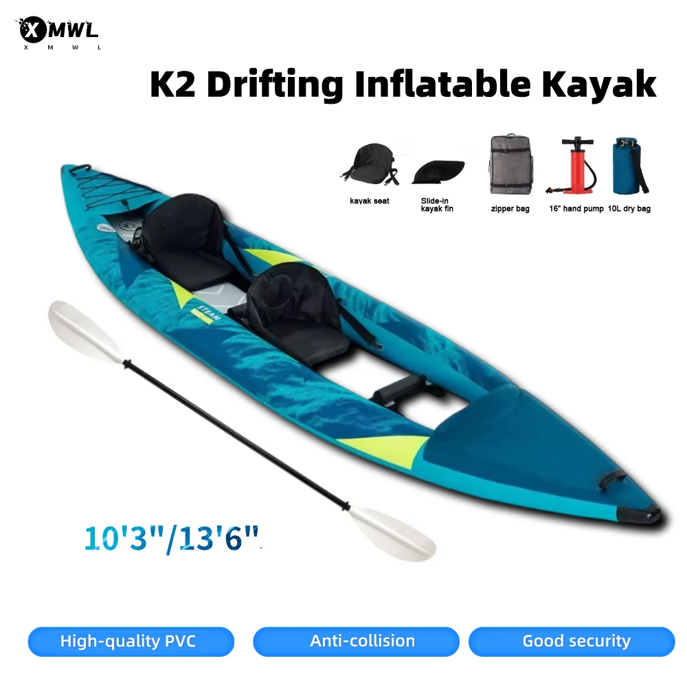Aufblasbares Kanu-Kajak für 1- – Fishing Kayak Seat Bewertung und Preis